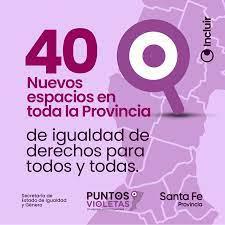 puntos violetas