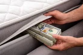 Plata bajo el colchón