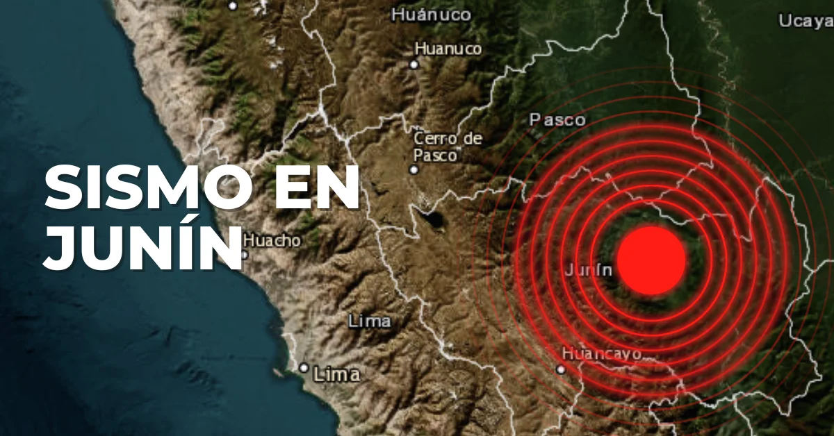 Sismo en junin perú