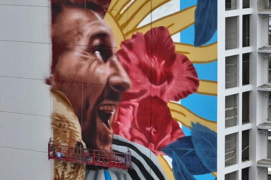 Mural de Messi 2