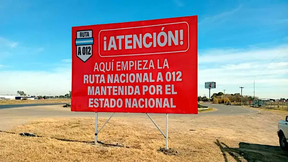 Cartel de Rutas