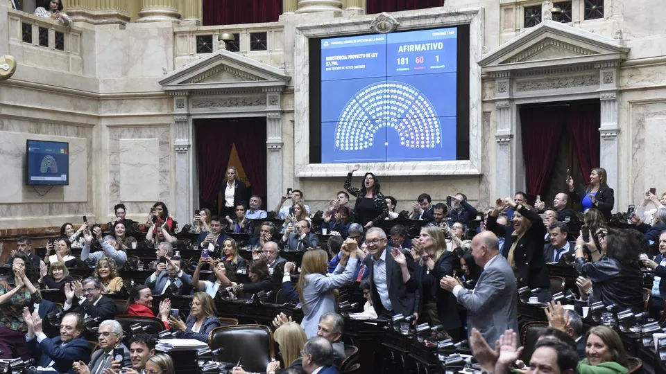 Milei diputados rechazo