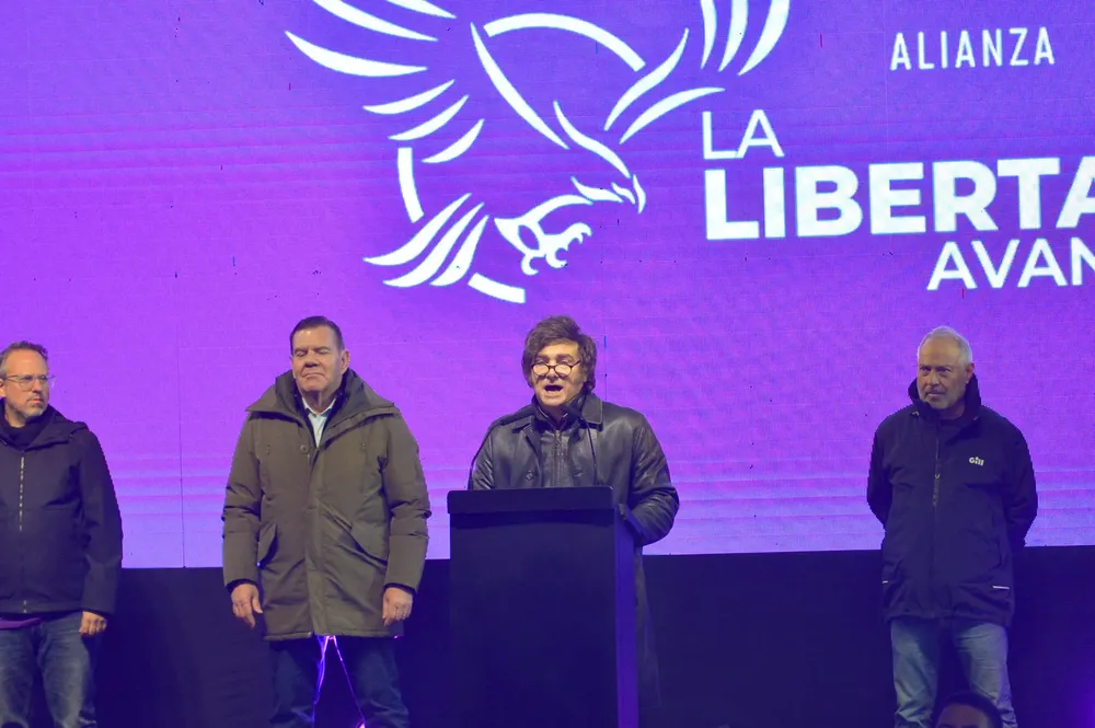 Cierre de campaña en Moreno Milei