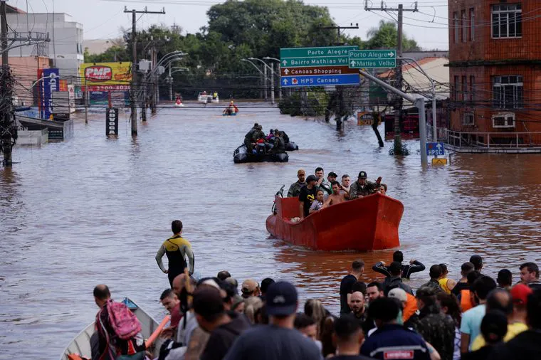 Inundación en Brasil 1