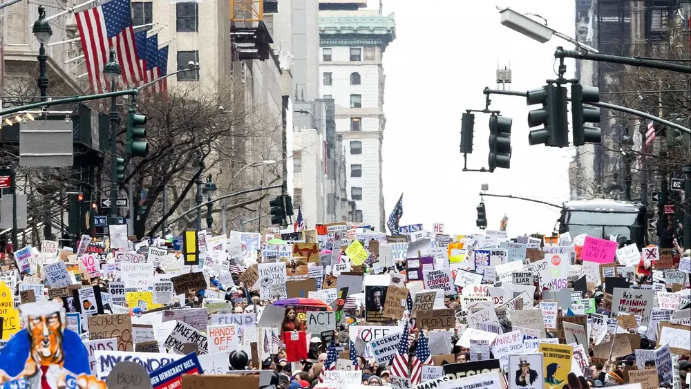 Protesta contra Trump 1