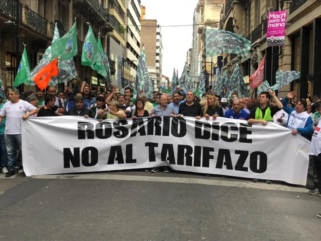 Rosario movilización contra Milei 1