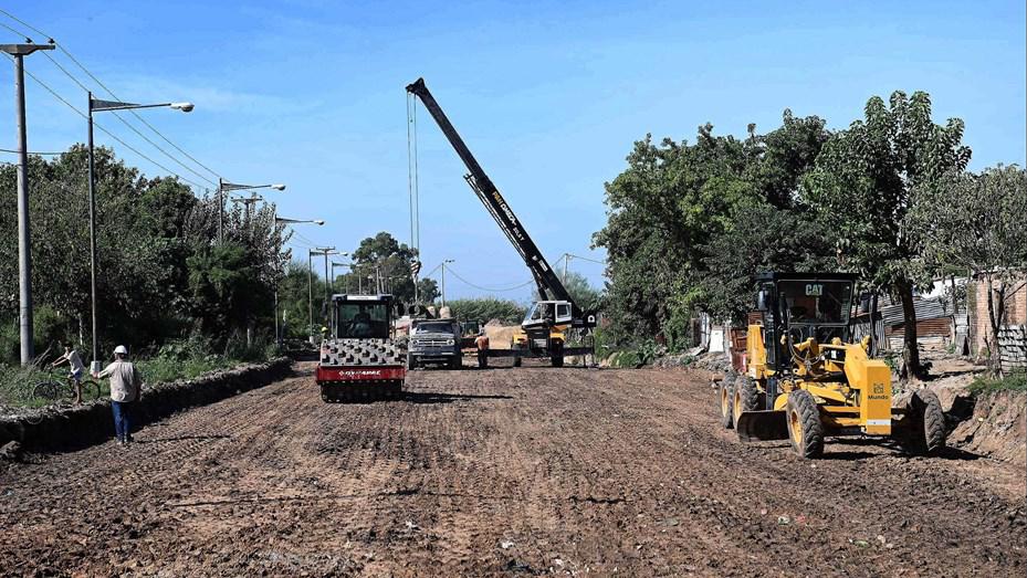 Trabajos en camino viejo